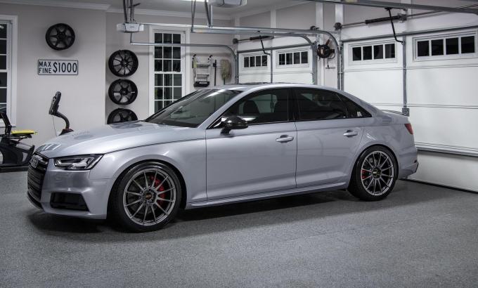 Audi S4 B9 ασημένιο BBS FS | Μέτωπο ροδών