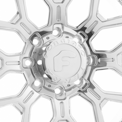 Φωτεινά ασημένια Lugs 4-8 ροδών 6061-T6 Forgiato flusso-τ