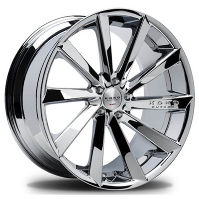 Το τέσλα Ford πλάτους 7-14J Chevrolet που σφυρηλατείται κυλά την πολυ επιχρωμίωση Spokes