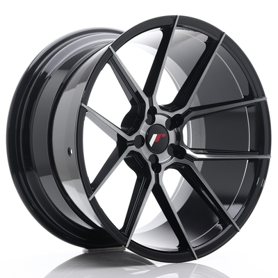 Κόκκινες JR JR30 σφυρηλατημένες η BMW ρόδες 6061-T6 Monoblock λευκόχρυσου