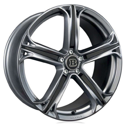 Brabus υγρός ανθρακίτης Monoblock Τ ροδών της Mercedes σφυρηλατημένος Benz
