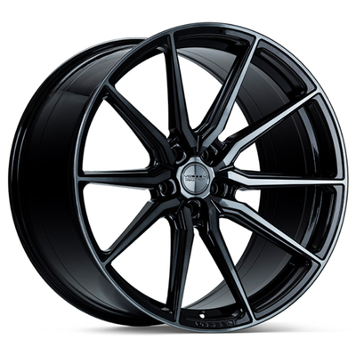 Το Vossen HF-3 σχολιάζει το Μαύρο 5 μίλησε τις διαμορφώσεις Monoblock ροδών