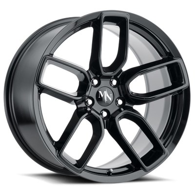 Το όφσετ 080mm σφυρηλατημένες Monoblock ρόδες ατελείωτες τελειώνει τα μαύρα πλαίσια ερμηνείας
