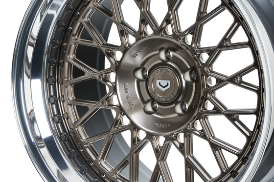 Σφυρηλατημένες Vossen ρόδες Vossen της BMW E46 μ3 εποχή-1 ρόδες λευκόχρυσου