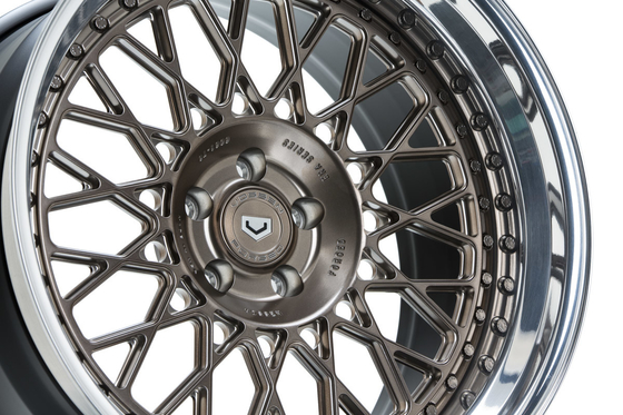 Σφυρηλατημένες Vossen ρόδες Vossen της BMW E46 μ3 εποχή-1 ρόδες λευκόχρυσου