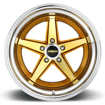 Το κυρτό κέντρο σφυρηλάτησε τις Rotiform ρόδες Rotiform 917 Porsche 911 χρυσές ρόδες