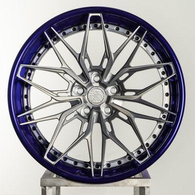 Anrky S3-X1 Porsche 991 στροβιλο ματ μαύρες 3PC του S επιλογές ροδών