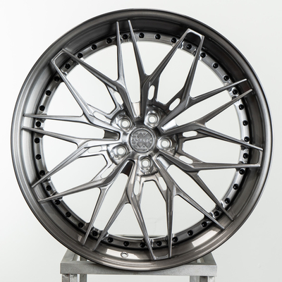 Anrky S3-X1 Porsche 991 στροβιλο ματ μαύρες 3PC του S επιλογές ροδών