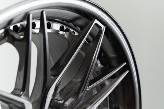Anrky S3-X1 Porsche 991 στροβιλο ματ μαύρες 3PC του S επιλογές ροδών