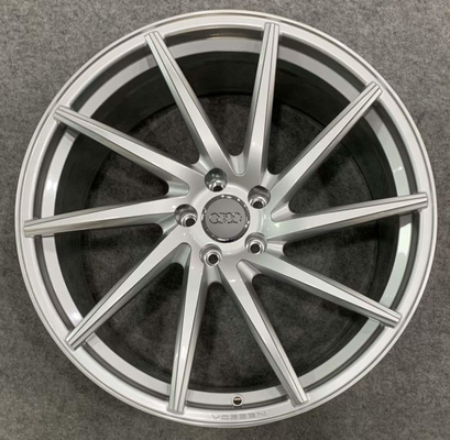 Η ασημένια συνήθεια Vossen CVT τελειώνει τις σφυρηλατημένες ρόδες