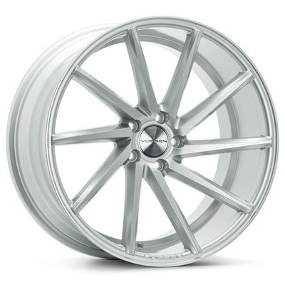 Η ασημένια συνήθεια Vossen CVT τελειώνει τις σφυρηλατημένες ρόδες