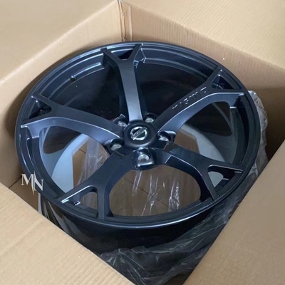 Σφυρηλατημένες Monoblock ρόδες της Nissan 370Z Z34 πλαισίων ροδών cOem Gunmetal της Nissan Nismo
