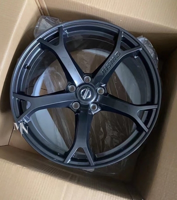Σφυρηλατημένες Monoblock ρόδες της Nissan 370Z Z34 πλαισίων ροδών cOem Gunmetal της Nissan Nismo