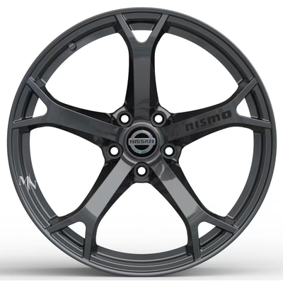 Σφυρηλατημένες Monoblock ρόδες της Nissan 370Z Z34 πλαισίων ροδών cOem Gunmetal της Nissan Nismo