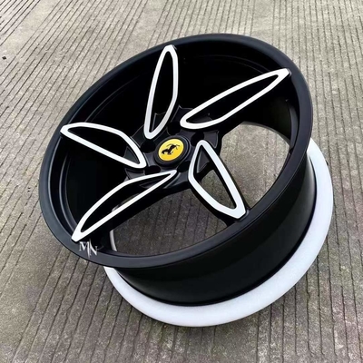 5 οι σφυρηλατημένες Ferrari ρόδες Spokes για 458 συνήθεια 488 αραχνών τελειώνουν