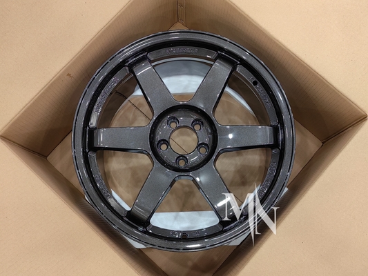Volk Racing TE37 SL τροχούς μαύρη έκδοση III 4x100 5x120 18 19 20 ίντσες Custom Double Black Rim