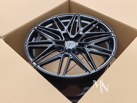 Vossen HF7 Λάμψη μαύρα τροχούς για Audi RS6 C5 C6 C7 C8 18 19 20 21 22 ιντσών Custom Avant Rims