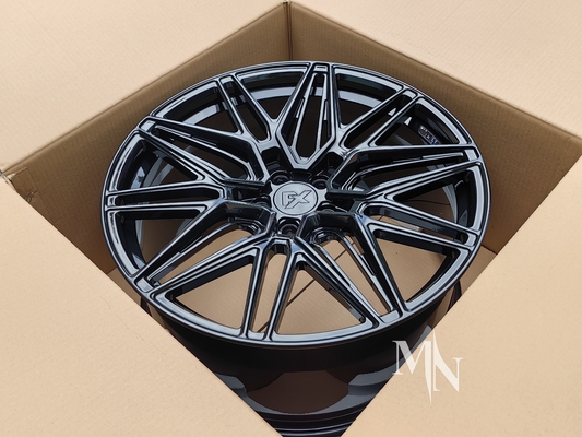 Vossen HF7 Λάμψη μαύρα τροχούς για Audi RS6 C5 C6 C7 C8 18 19 20 21 22 ιντσών Custom Avant Rims