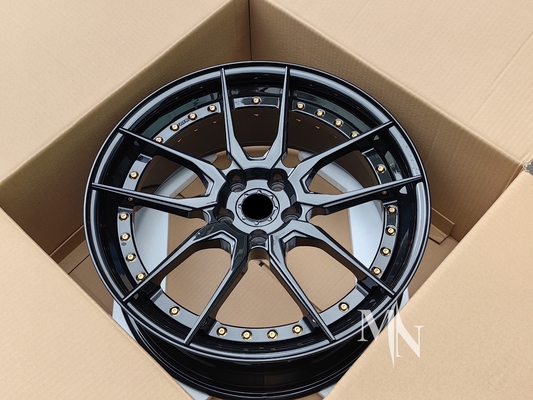 BC HCA162S Δύο κομμάτια τροχούς για Infiniti Q50 19 20 21 22 ιντσών Custom μαύρες πλάκες
