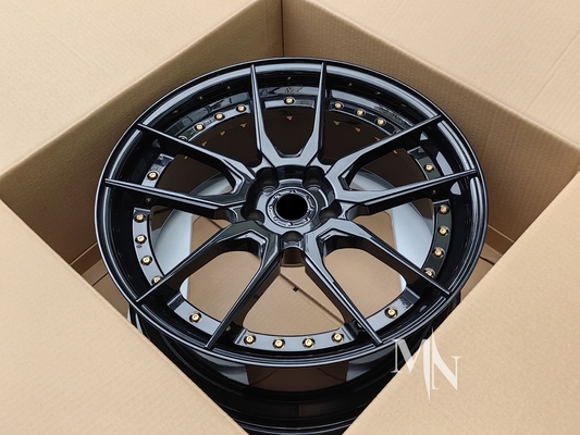 BC HCA162S Δύο κομμάτια τροχούς για Infiniti Q50 19 20 21 22 ιντσών Custom μαύρες πλάκες