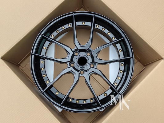 BC HCA162S Δύο κομμάτια τροχούς για Infiniti Q50 19 20 21 22 ιντσών Custom μαύρες πλάκες