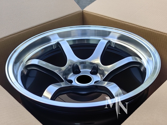 Advan R6 τροχούς για Nissan GTR R32 R33 R34 R35 18 19 20 ιντσών μαύρη έκδοση συναρμολογημένα ελαστικά