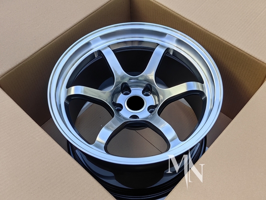 Advan R6 τροχούς για Nissan GTR R32 R33 R34 R35 18 19 20 ιντσών μαύρη έκδοση συναρμολογημένα ελαστικά