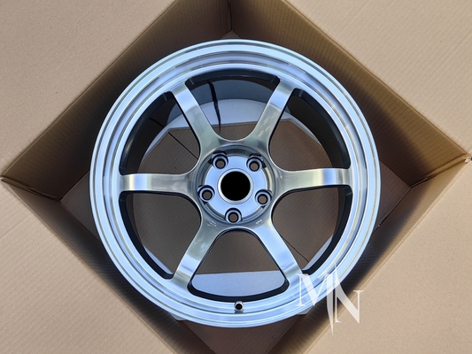 Advan R6 τροχούς για Nissan GTR R32 R33 R34 R35 18 19 20 ιντσών μαύρη έκδοση συναρμολογημένα ελαστικά