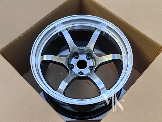 Advan R6 τροχούς για Nissan GTR R32 R33 R34 R35 18 19 20 ιντσών μαύρη έκδοση συναρμολογημένα ελαστικά