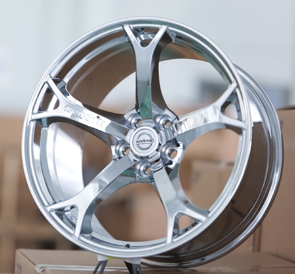 NISMO OEM Chrome Wheels Rim Nissan 370Z Infiniti Q50 Μονοκλειδί σφυρηλατημένων τροχών