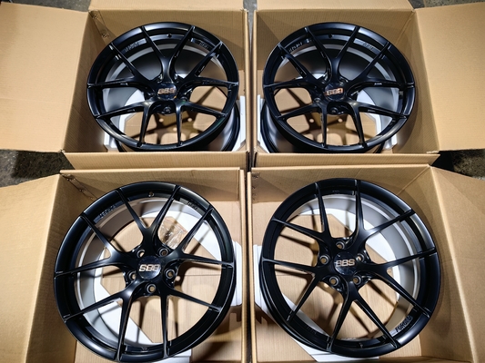 Ζάντες BBS Fi-R Satin Black 6061-T6 από κράμα αλουμινίου σφυρήλατες ζάντες