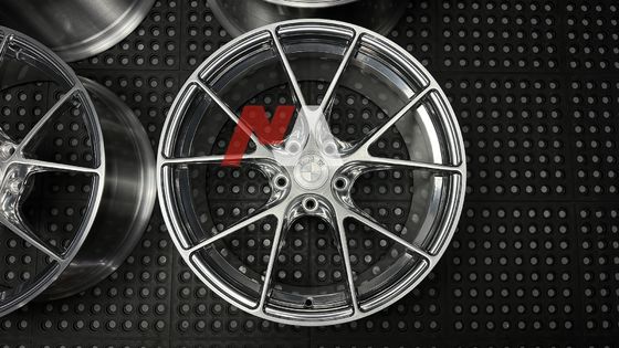 Σφυρήλατες Ζάντες BMW Γυαλισμένο Ασημί Βουρτσισμένη Όψη Για F87 F80 F82 F90 M2 M3 M4 M5