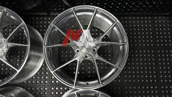 Σφυρήλατες Ζάντες BMW Γυαλισμένο Ασημί Βουρτσισμένη Όψη Για F87 F80 F82 F90 M2 M3 M4 M5
