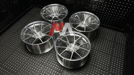Σφυρήλατες Ζάντες BMW Γυαλισμένο Ασημί Βουρτσισμένη Όψη Για F87 F80 F82 F90 M2 M3 M4 M5